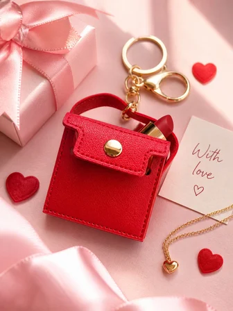 Kırmızı Mini Çanta Charm Anahtarlık | Çanta Aksesuarı & iPod Tarzı Mini Cüzdan Charm