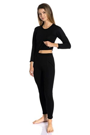 Thermal Uzun Kol Takım (siyah)