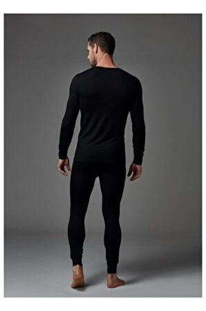 Feelline Erkek Siyah Termal Alt Üst Takım