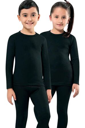 Unisex Çocuk Siyah Termal Body Mkt2005