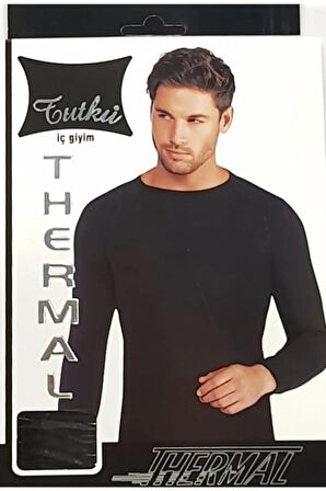 Erkek Siyah -20 derece korumalı Termal Üst Içlik