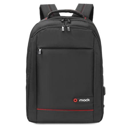 MACK MCC-006 15.6 OFFICE USB GİRİŞLİ NOTEBOOK SIRT ÇANTASI SİYAH BTY