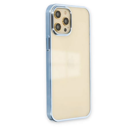SALMORE iPhone 12 Pro Max Kılıf Element Silikon - Mavi BTY