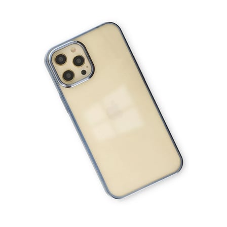 SALMORE iPhone 12 Pro Max Kılıf Element Silikon - Mavi BTY