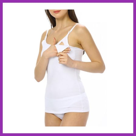 SALMORE Emzirme Atleti 1268 White · Beden: XL · Renk: White BTY