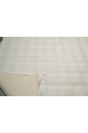 Bubble Tavşan Tüyü, Kaymaz Süet Taban, Süper Soft, Ultra Lüks, Yıkanabilir Halı