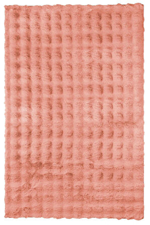 Aries Home Tavşan Tüyü Yumuşak Keçeleşmez Dekoratif Bubble İthal Kalite Post Halı