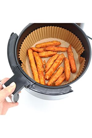 Xiaomi Uyumlu Hava Fritözü Airfryer Firitözü Philips Yağsız Fritöz Pişirme Kağıdı Kalıbı 50'li