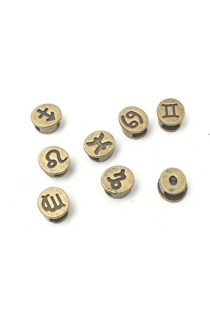 3X6 MM BURÇ- GEZEGEN- MİTOLOJİK DESENLİ YUVARLAK BİLEKLİK KÖPRÜ APARATI (100 GRAM)