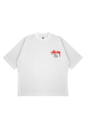 Unisex Oversize BUILT BEAR Baskılı T-shirt