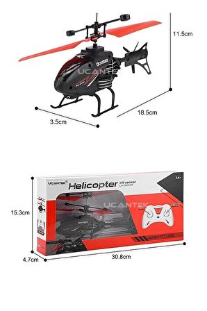 Işıklı Şarjlı Uçan Uzaktan Kumandalı Helikopter Sonic I/r Control