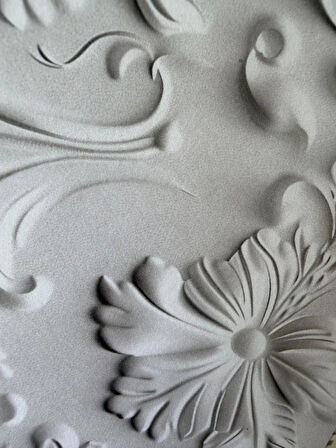 12 Sayfa ASSTSS 2D Beyaz Kabartmalı Çiçek Scrapbook Kağıt Ped - 15.24x15.24 cm