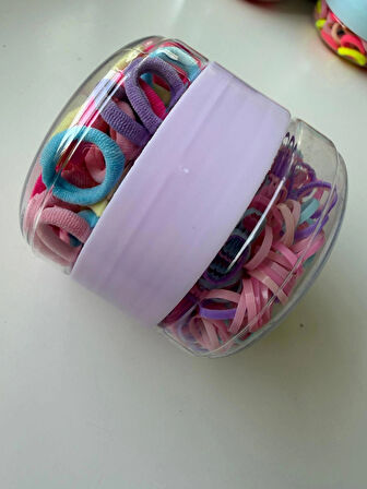 Kutulu Minik Renkli Lastik Toka Hediye