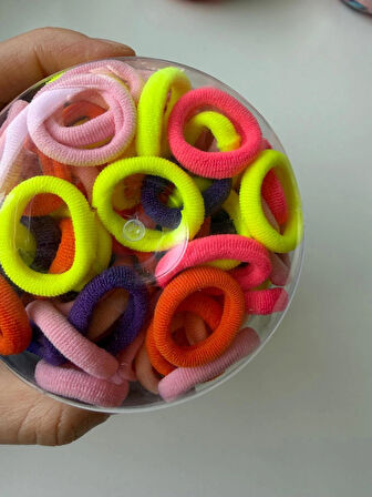 Kutulu Minik Renkli Lastik Toka Hediye