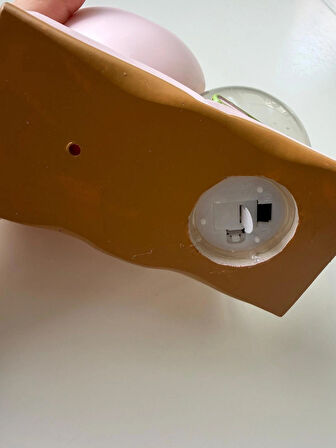 Tavşanlı Açık Pembe Happy Kalemlikli Kar Küresi Özel Hediye Kutulu