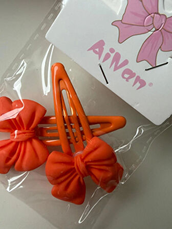 Renkli Çıtçıtlı 2'li Fiyonk Toka