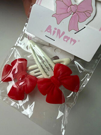 Renkli Çıtçıtlı 2'li Fiyonk Toka