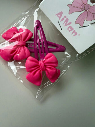 Renkli Çıtçıtlı 2'li Fiyonk Toka