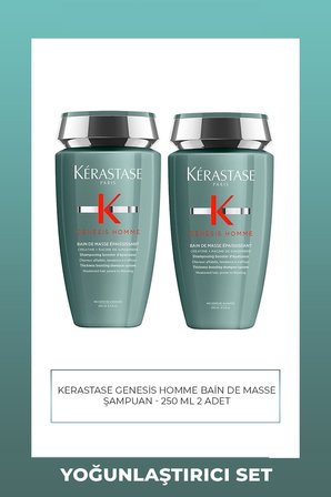 Genesis Homme Bain de Force Quotidien Güçlendirici Şampuan 250 ml 2 Adet