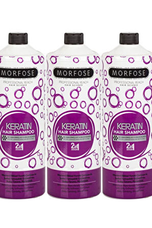 Morfose Keratin Şampuan 1000ml X 3 Adet