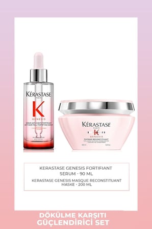Kérastase Genesis Anti-Chute Saç Dökülme Karşıtı Serum 90 ml + Maske 200 ml