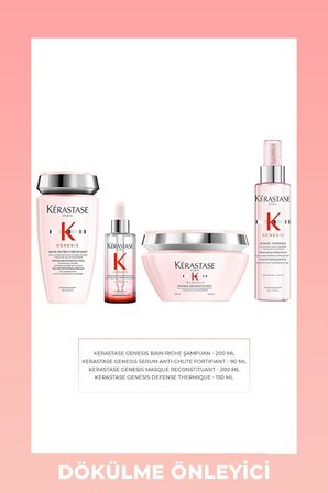 Kérastase Genesis Serum + Maske + Şampuan + Spray