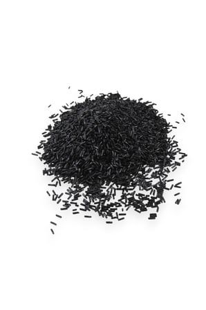 Siyah Burgulu Boru 6x2 mm Boncuk 100 Gr
