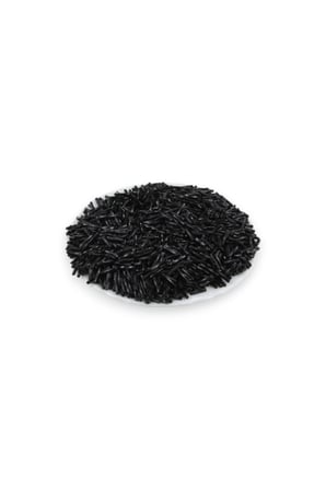 Siyah Burgulu Boru 10 mm Boncuk 100 Gr