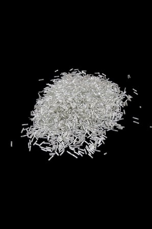 Gümüş Burgulu Boru 10 mm Boncuk 100 Gr
