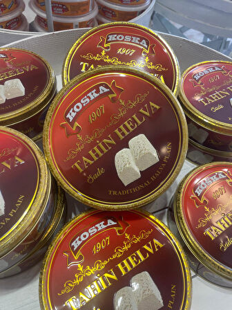 KOSKA TENEKE SADE HELVA 400 GR KOLİ 12 ADET