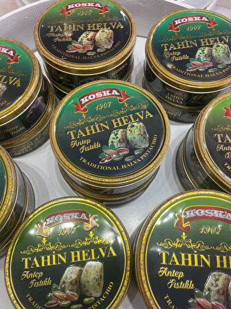 KOSKA TENEKE ANTEP FISTIKLI HELVA 400 GR KOLİ 12 ADET