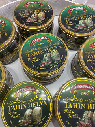 KOSKA TENEKE ANTEP FISTIKLI HELVA 400 GR KOLİ 12 ADET