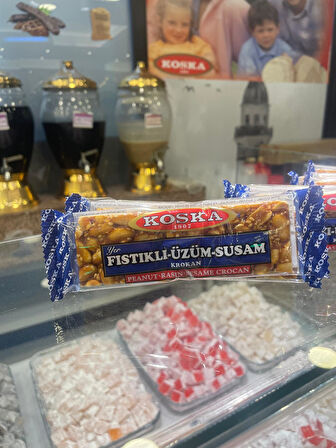 KOSKA FISTIKLI ÜZÜMLÜ SUSAM KROKAN 40 G 8 ADET