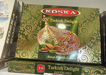 KOSKA ANTEP FISTIKLI LOKUM 900 GR 1 ADET