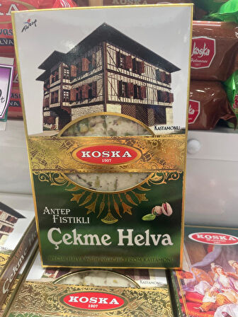KOSKA ANTEP FISTIKLI ÇEKME HELVA 240 GR KOLİ 12 ADET