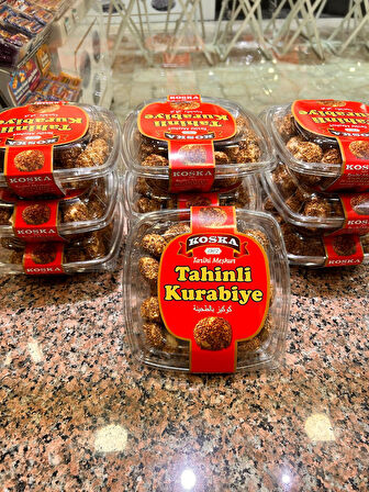 KOSKA TAHİNLİ KURABİYE 400 GR 1 ADET