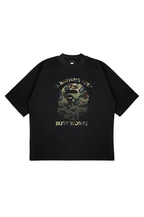 Unisex Oversize BATHING BUSY WORKS Shattered Baskılı Boxy Fit Kalın Kumaşlı (240gsm) T-shirt