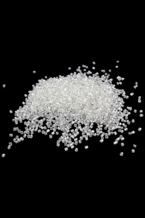 Gümüş 5x4 mm Büyük Kesme Boncuk 50 Gr