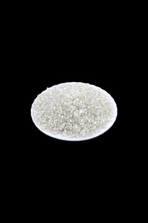 Gümüş 3x2 mm Büyük Kesme Boncuk 50 Gr