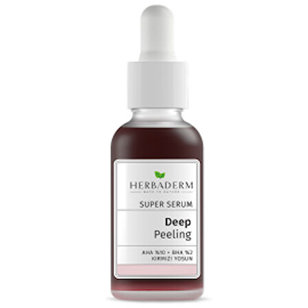 Herbaderm Super Serum Deep Peeling - Aydınlatıcı Yüz Peelingi 30ml