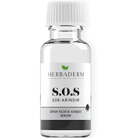 Herbaderm S.O.S S - Siyah Nokta Karşıtı Serum 20ml