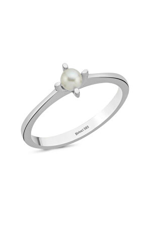 14 Ayar Altın 3 mm Doğal İnci Yüzük BVRTZ118407