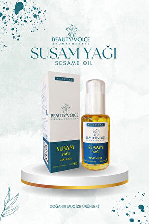 Beauty Voice %100 Saf Susam Yağı - Losyon Pompalı Şişe 100ML - Kilitli Başlık