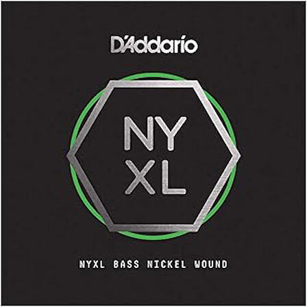 D'Addario Nyxlb032 Bas Tek Tel, Nyxl Serisi, Nikel Sarim, .032 Gauge,