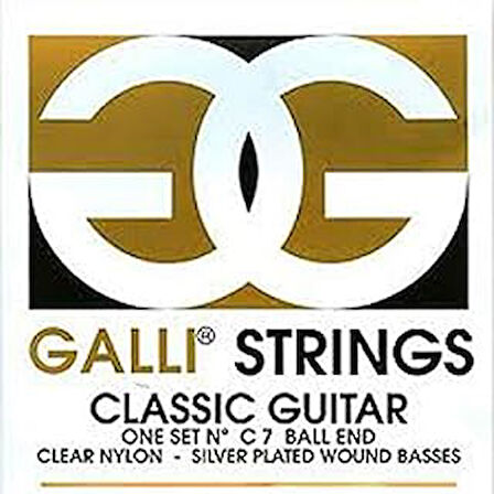 Galli Classic Guitar Strings C7 Ball End Klasik Gitar Teli