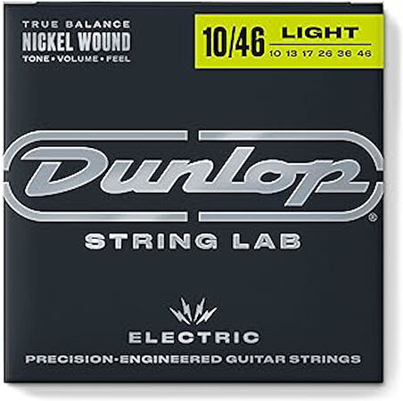 Dunlop 3PDEN1046 Nikel Orta Elektro Gitar Enstrüman Telleri