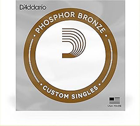 D'Addario Pb053 Akustik Tek Tel, Phosphor Bronze Wound,