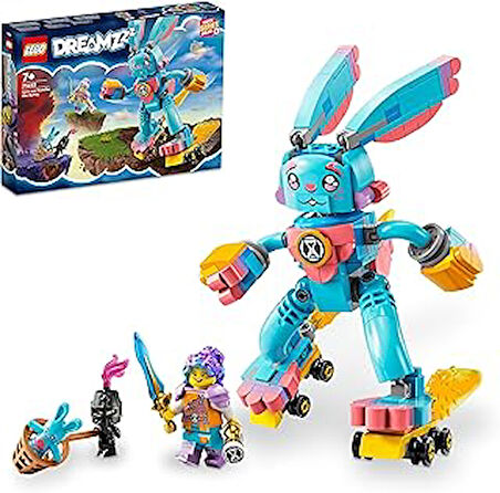 LEGO® DREAMZzz™ Izzie ve Tavşan Bunchu 71453-7 Yaş ve Üzeri Çocukların 2 Farklı Tavşan Bunchu İnşa Edilebileceği Yaratıcı Oyuncak Yapım Seti