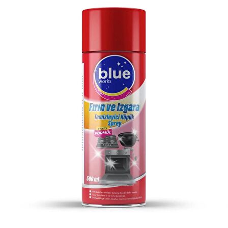 Blue Works Fırın Ve Izgara Temizleyici Köpük Sprey 500 ML