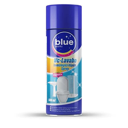 Blue Works Wc-Lavabo Temizleyici Köpük Sprey 500 ML